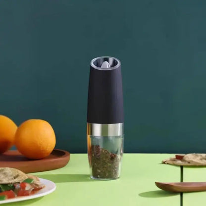 Electric Pepper Mill, Automatic Sea Salt Mill for Outdoor Travel Camping, Adjustable Spice Mill, Seasoning Utensils, Kitchen Utensils, Summer for Gift, Kitchen Gadgets, Kitchen Accessories